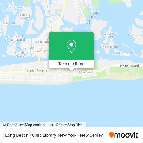 Long Beach Public Library map