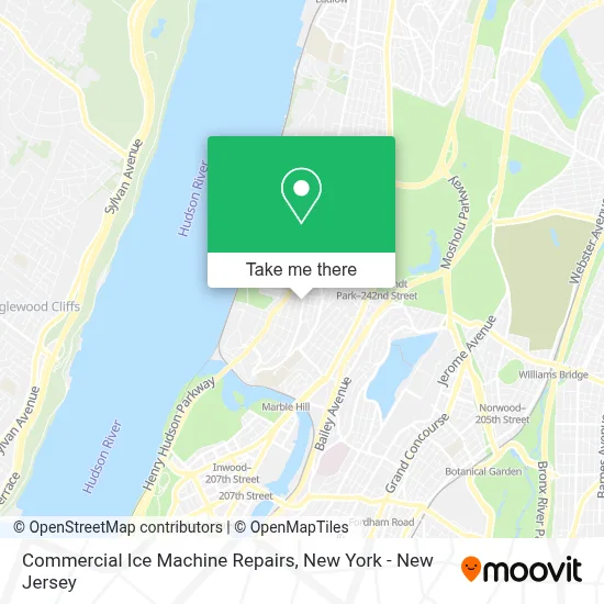 Commercial Ice Machine Repairs map