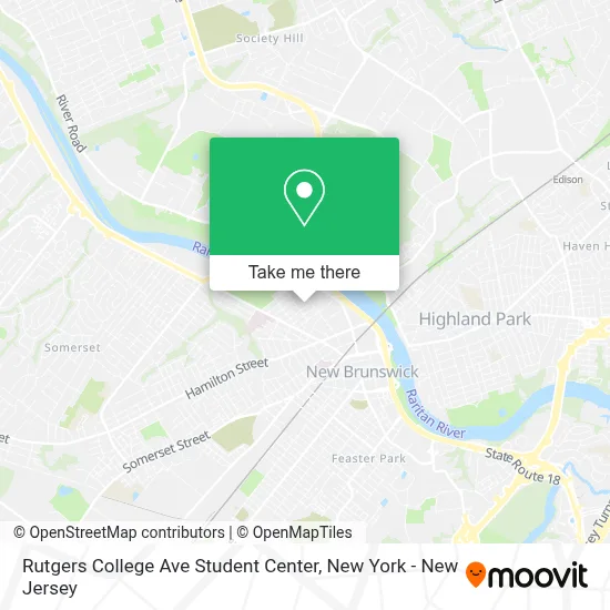 Rutgers College Ave Student Center map