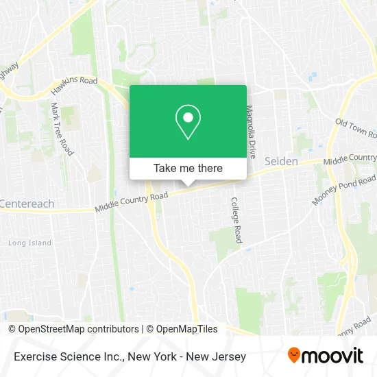 Exercise Science Inc. map