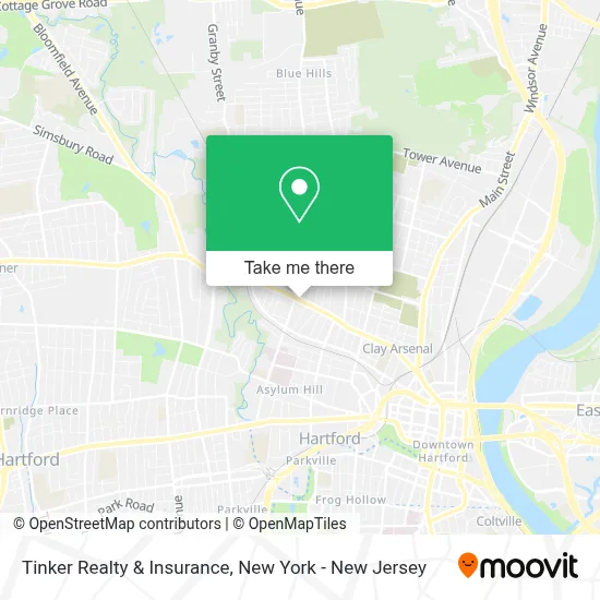 Tinker Realty & Insurance map