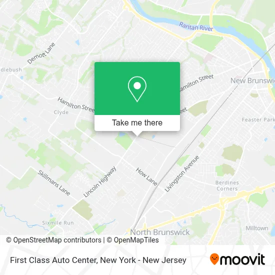 First Class Auto Center map