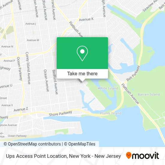Ups Access Point Location map