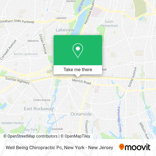 Well Being Chiropractic Pc map