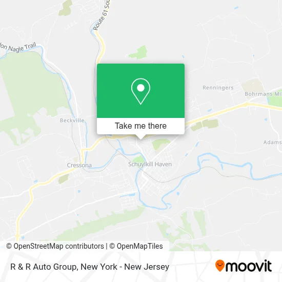 R & R Auto Group map