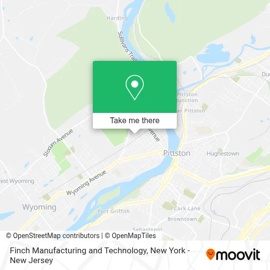 Finch Manufacturing and Technology map