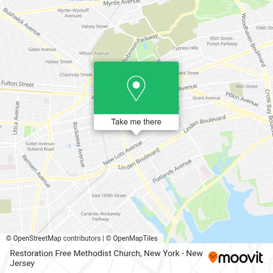 Restoration Free Methodist Church map