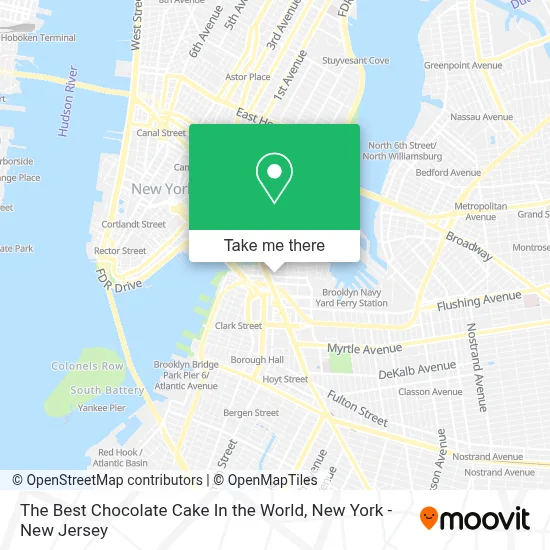 The Best Chocolate Cake In the World map