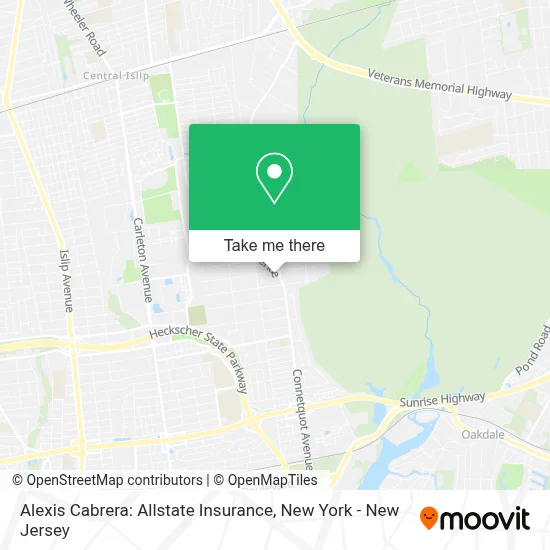 Alexis Cabrera: Allstate Insurance map