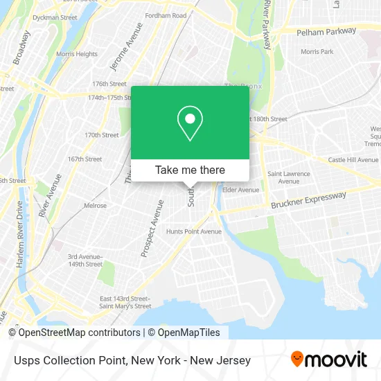 Usps Collection Point map