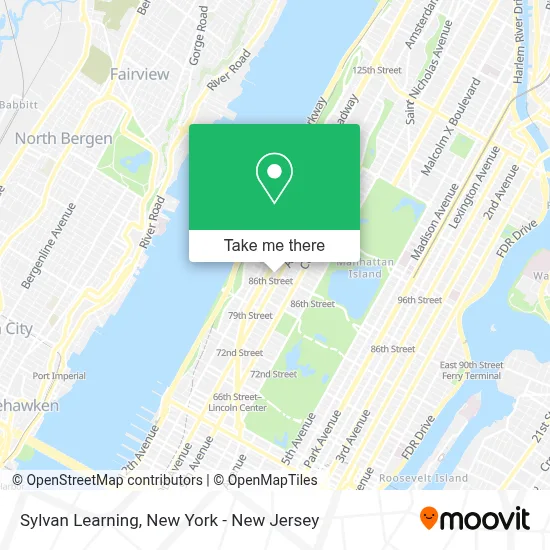 Sylvan Learning map