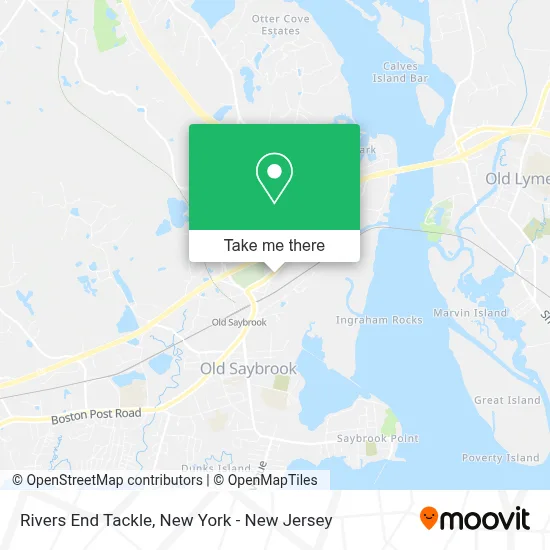 Rivers End Tackle map