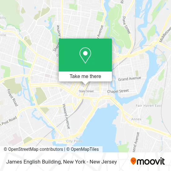 James English Building map
