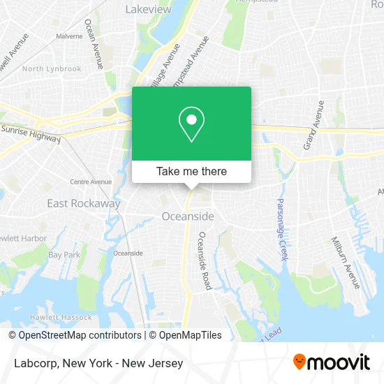 Labcorp map