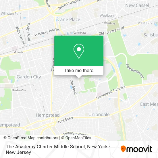 The Academy Charter Middle School map