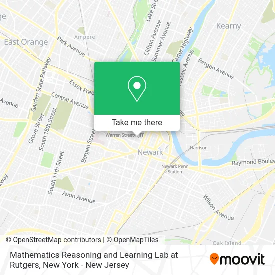 Mathematics Reasoning and Learning Lab at Rutgers map