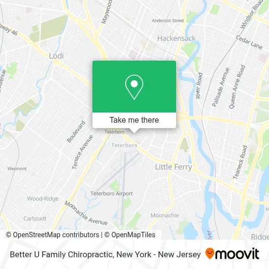 Better U Family Chiropractic map