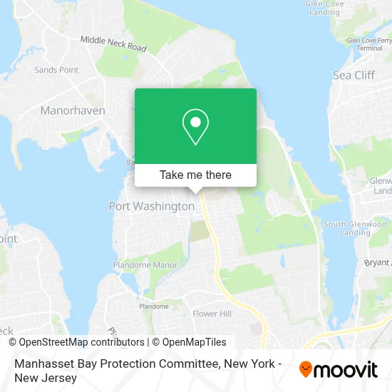Manhasset Bay Protection Committee map