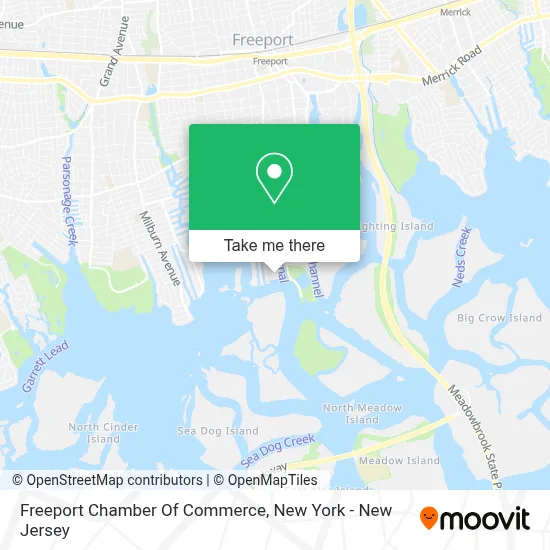 Freeport Chamber Of Commerce map