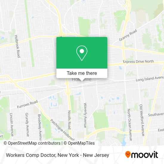 Workers Comp Doctor map