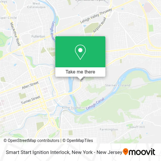 Smart Start Ignition Interlock map
