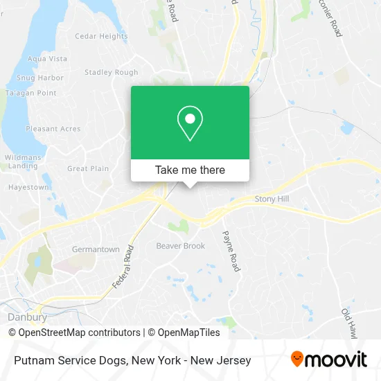 Putnam Service Dogs map