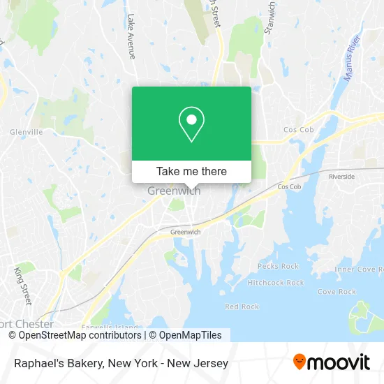 Raphael's Bakery map