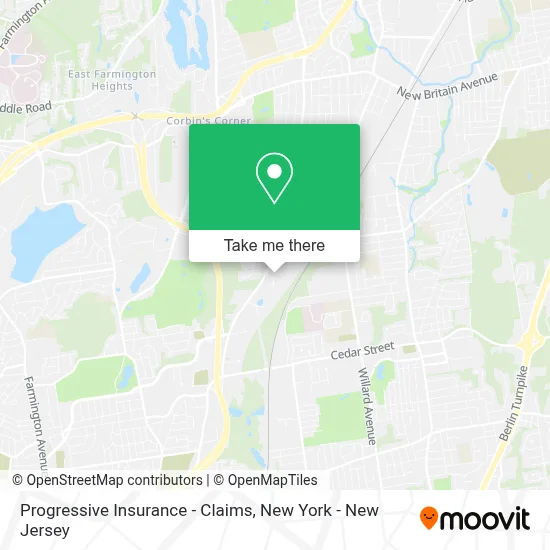 Progressive Insurance - Claims map