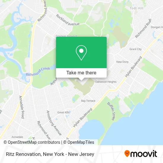Ritz Renovation map