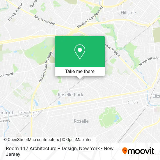 Room 117 Architecture + Design map