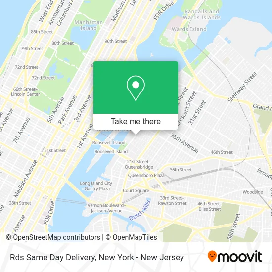 Rds Same Day Delivery map