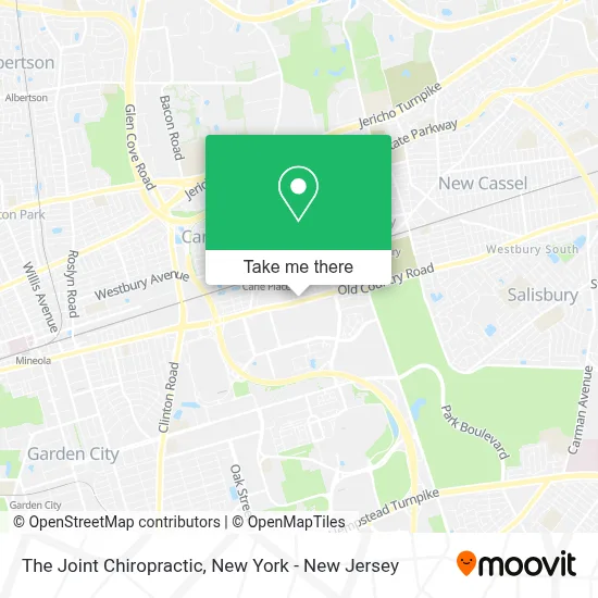 The Joint Chiropractic map