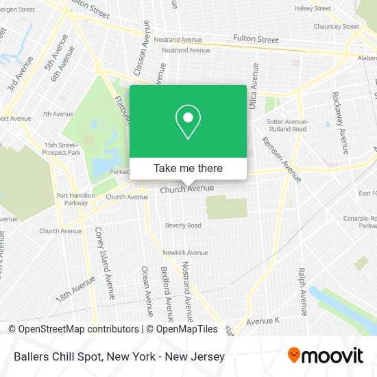 Ballers Chill Spot map