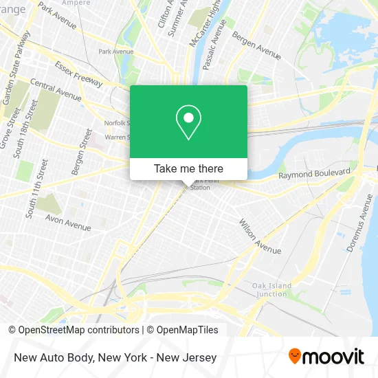 New Auto Body map