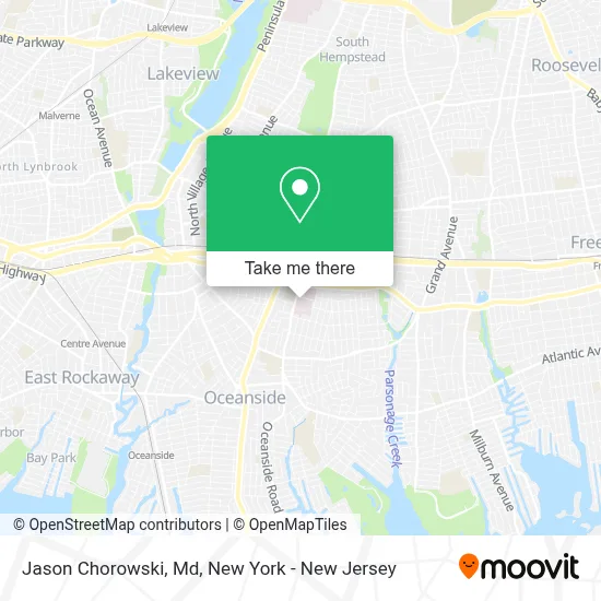 Jason Chorowski, Md map