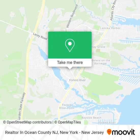 Realtor In Ocean County NJ map