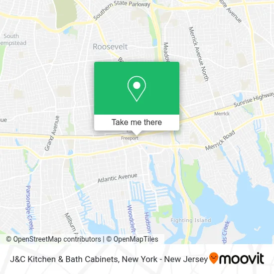 J&C Kitchen & Bath Cabinets map
