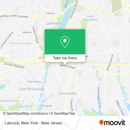 Labcorp map
