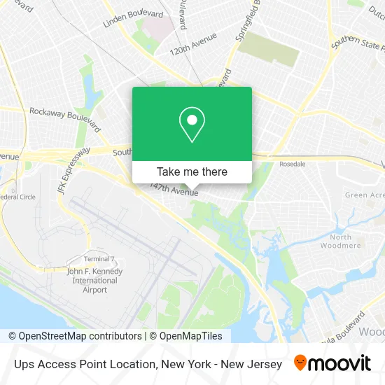 Ups Access Point Location map
