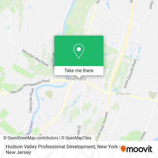 Hudson Valley Professional Development map