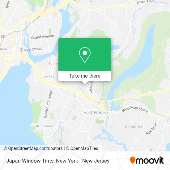 Japan Window Tints map