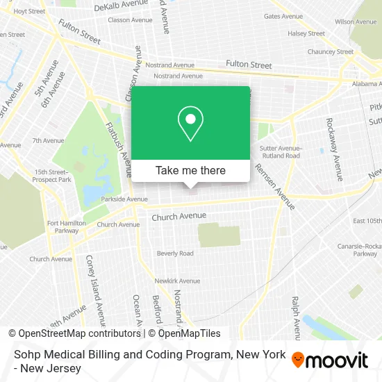 Sohp Medical Billing and Coding Program map