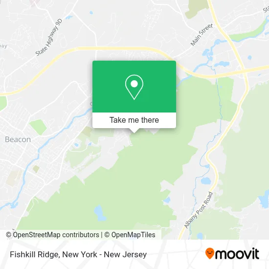 Fishkill Ridge map