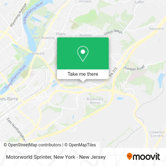 Motorworld Sprinter map