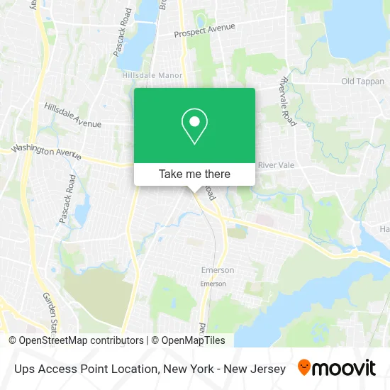 Ups Access Point Location map
