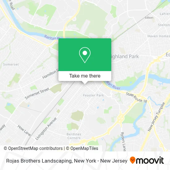 Rojas Brothers Landscaping map