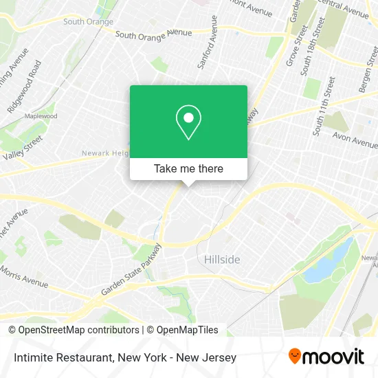 Intimite Restaurant map