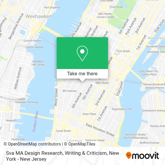 Sva MA Design Research, Writing & Criticism map