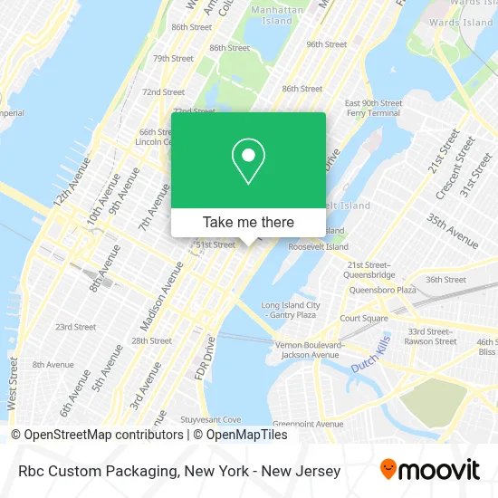 Mapa de Rbc Custom Packaging