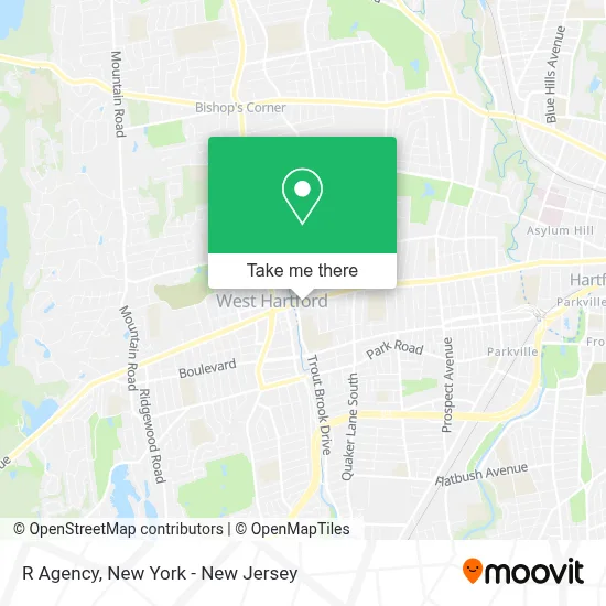 R Agency map